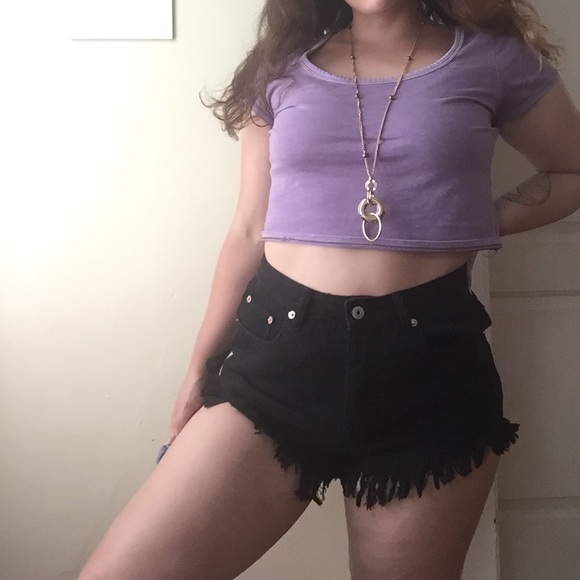 Lola Shoetique Pants - 🍒NWT. Miss Lola 5 button fly high waisted shorts
